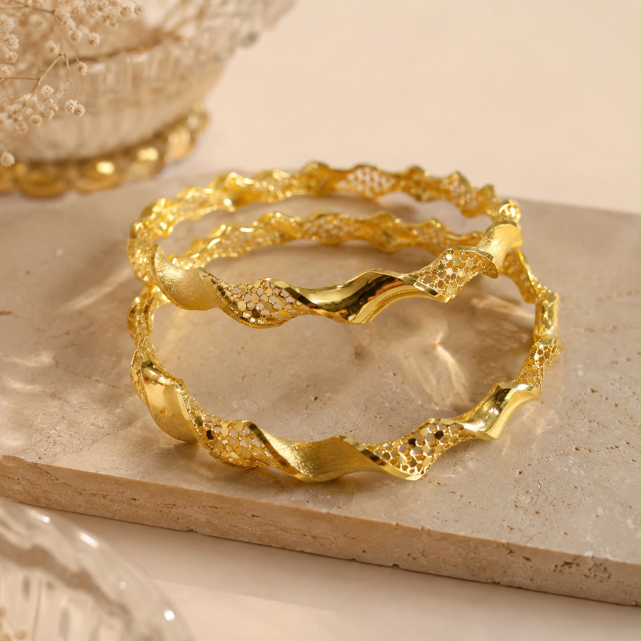 Lehar Twisted Bangles