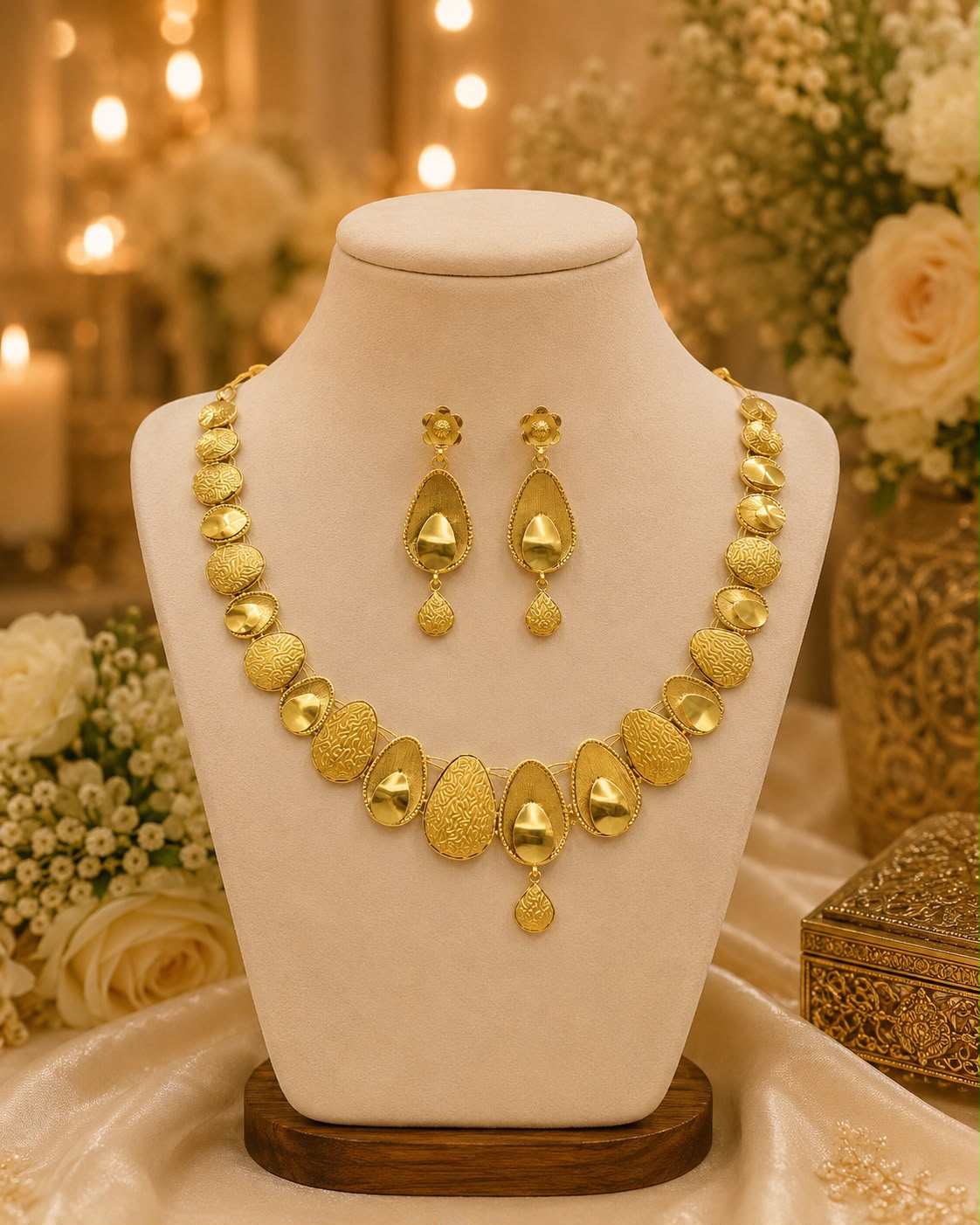 Chikna Pebble Necklace Set
