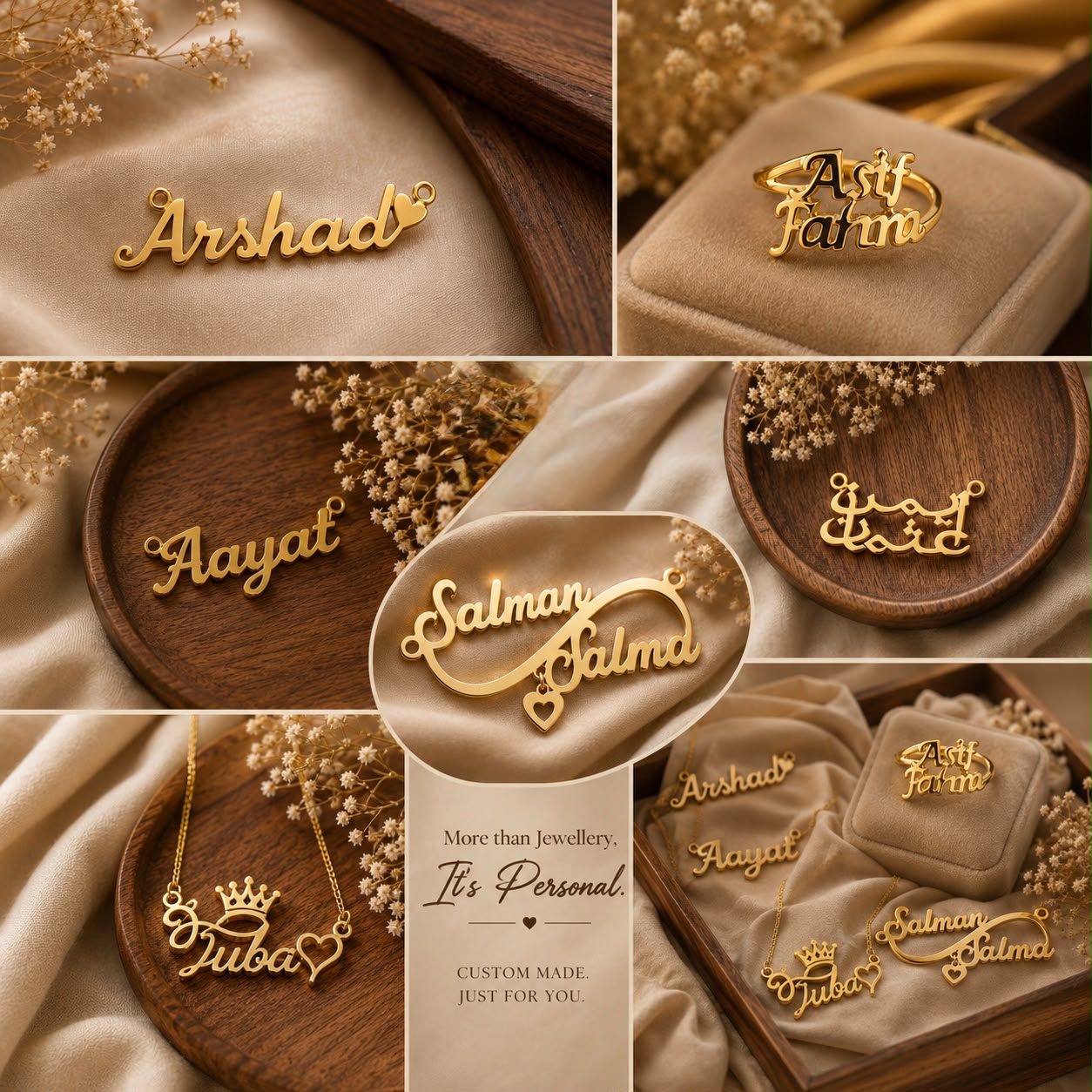 Custom Name Jewellery Collection